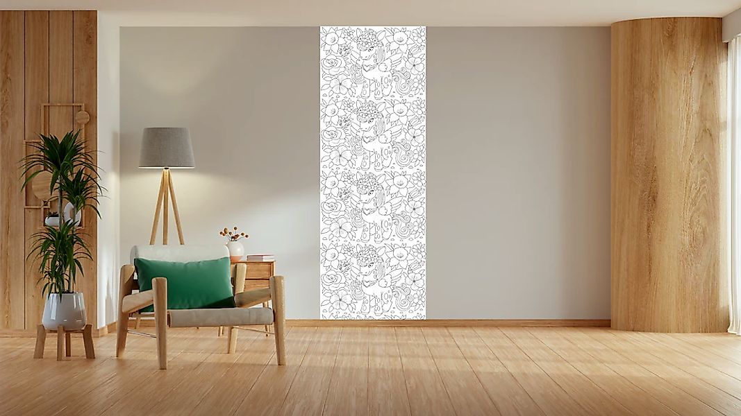 queence Wandsticker "Einhorn in Blumenwiese", (1 St.), DIY-Wandsticker zum günstig online kaufen