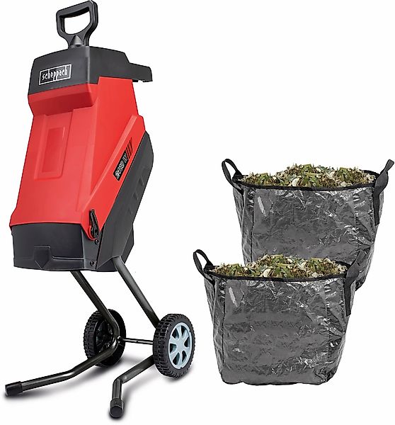 Scheppach Häcksler GS55, 4.5 cm max. Astdurchmesser, (Set, 3-tlg), 2400W in günstig online kaufen