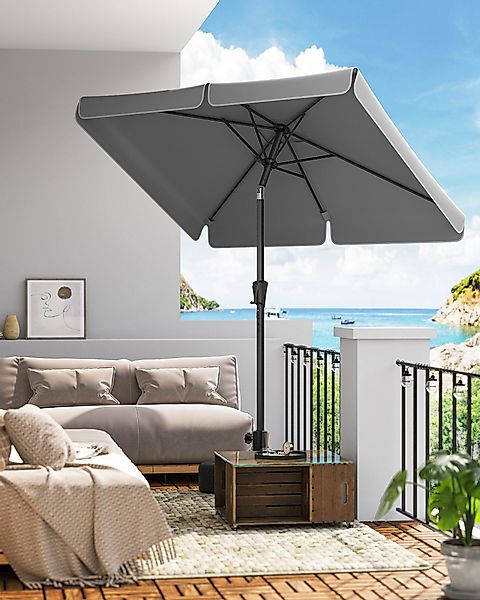 SONGMICS Sonnenschirm, LxB: 200,00x150,00 cm, Balkonschirm, günstig online kaufen
