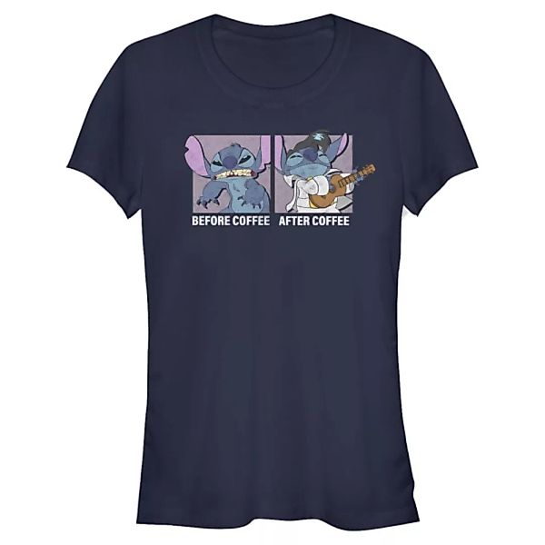 Disney - Lilo & Stitch - Stitch Coffee - Frauen T-Shirt günstig online kaufen