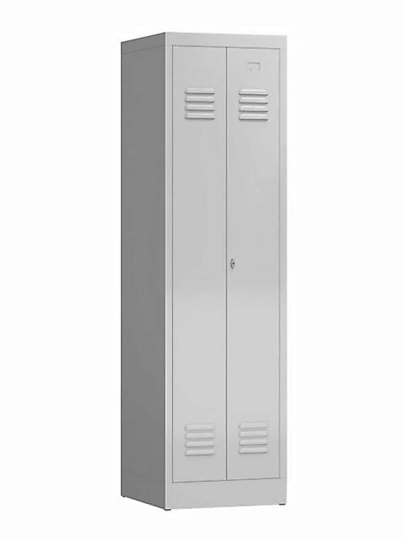 Steelboxx Spind Kleiderspind mit schwarz-weiß Trennung 180x50x50cm (1-St) K günstig online kaufen