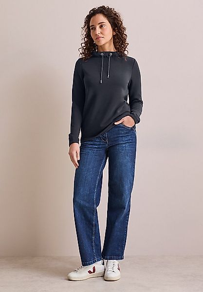 CECIL Langarmshirt aus softem Materialmix günstig online kaufen