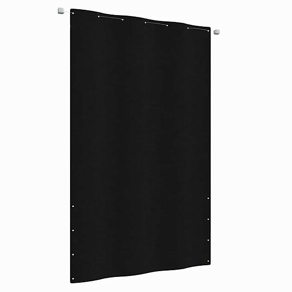 Vidaxl Balkon-sichtschutz Schwarz 140x240 Cm Oxford-gewebe günstig online kaufen