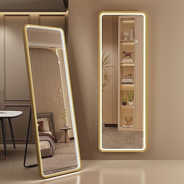 STARLEAD Ganzkörperspiegel Wandspiegel mit LED Beleuchtung günstig online kaufen