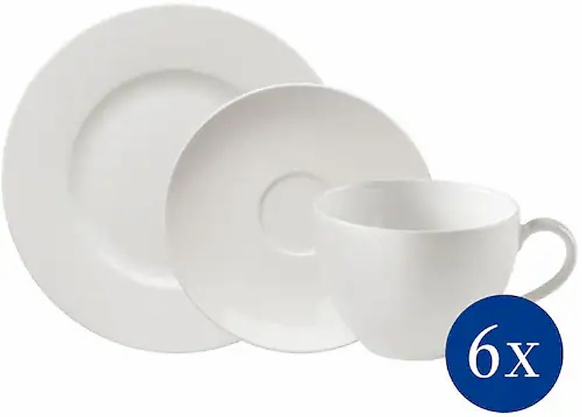 vivo Villeroy & Boch Group Kaffeeservice »Basic White« Made in Germany, Fin günstig online kaufen