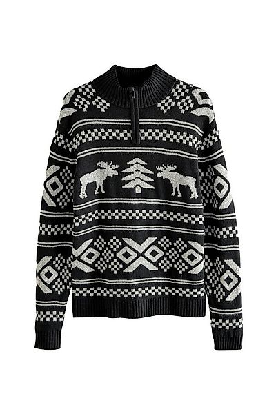 Next Troyer Weihnachtlicher Troyer mit Viertel-RV, Hirsch (1-tlg) günstig online kaufen