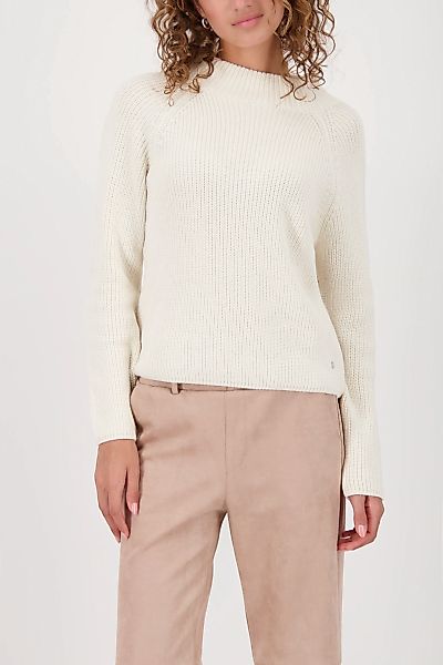 Monari Strickpullover "Pullover Basic Perlfang", Regular fit mit Rundhalsau günstig online kaufen
