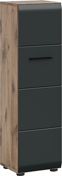 INOSIGN Stauraumschrank 1 Stk. tlg. Florenz, Badschrank Nox Oak NB, 106 cm günstig online kaufen