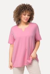 Ulla Popken T-Shirt T-Shirt A-Linie Tunika-Ausschnitt günstig online kaufen