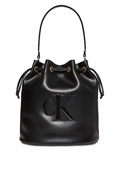 Calvin Klein Beuteltasche "RAISED CK LARGE BUCKET BAG" Henkeltasche, Damen günstig online kaufen