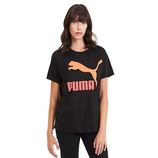 Puma Select Classics Logo Kurzärmeliges T-shirt XS Puma Black / Rider günstig online kaufen