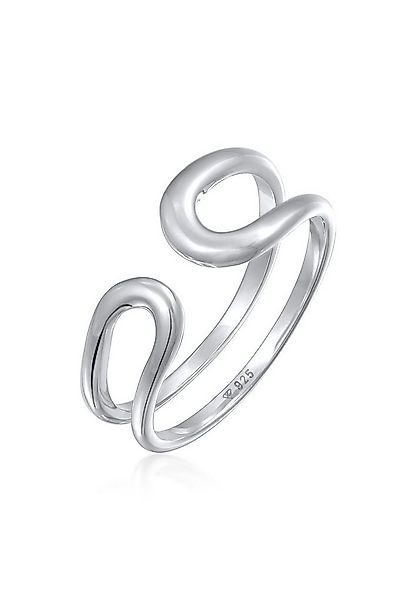Elli Premium Fingerring Offen Modern Verstellbar 925 Silber günstig online kaufen