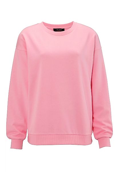 Aniston CASUAL Sweatshirt, coole Rückenansicht: "Just follow me.."-Schriftz günstig online kaufen