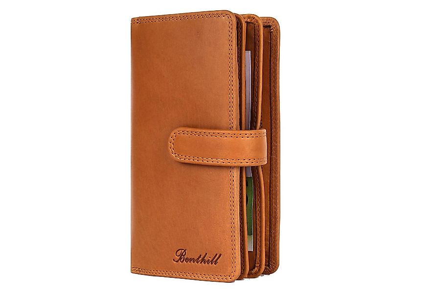 Benthill Geldbörse Damen Groß Leder Portemonnaie RFID Vintage XXL Geldbeute günstig online kaufen