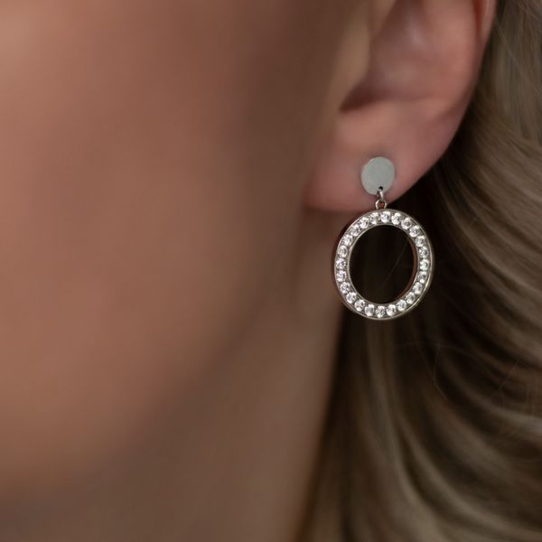 Brautkrone Paar Ohrhänger Elegante Hängeohrringe mit günstig online kaufen