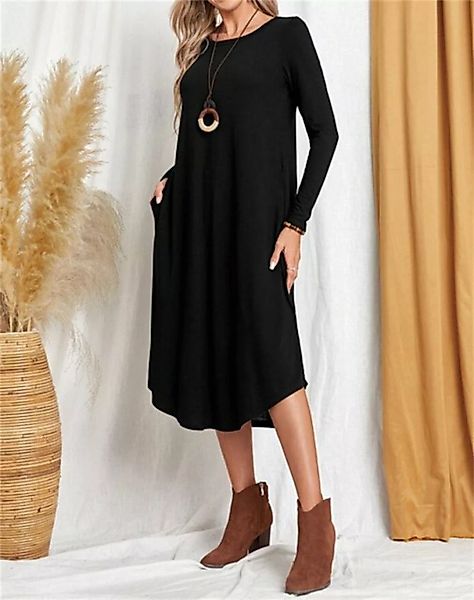 AFAZ New Trading UG Sommerkleid Raffiniertes, lockeres Kleid mit abgerundet günstig online kaufen