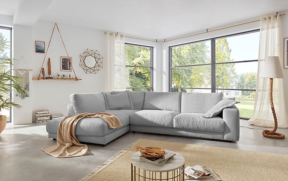 Places of Style Ecksofa »Enisa XXL B/T/H: 325/224/85 cm L-Form«, Kuschelig, günstig online kaufen