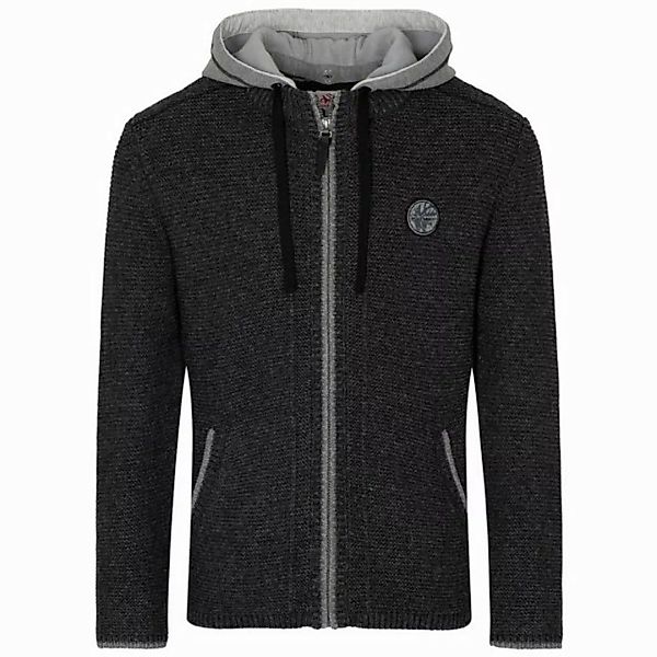 Spieth & Wensky Trachtenstrickjacke Strickjacke Herren - ECHO - dunkelgrau günstig online kaufen