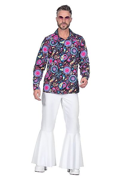 Metamorph Kostüm 70er Jahre Hemd Plankton Paisley, Für Schlager- und Mottop günstig online kaufen