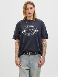 Jack & Jones Herren Rundhals T-Shirt JJEDOVER PRINT TEE SS CREW NECK - Rela günstig online kaufen