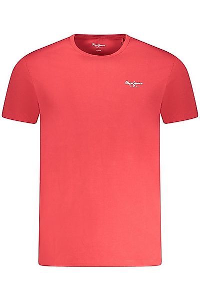 Pepe Jeans T-Shirt Herren Kurzarm-T-Shirt Rot - Slim Fit, Nachhaltige günstig online kaufen