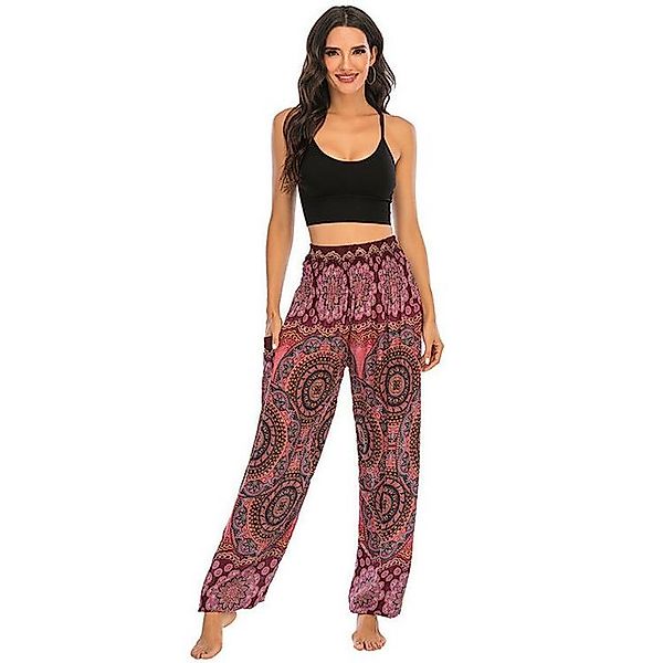 YRIIOMO Loungepants Bequeme und stilvolle Lampenhosen aus recyceltem Polyes günstig online kaufen