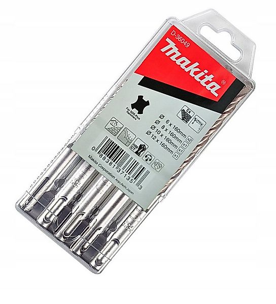 Makita Steinbohrer D-36049 Steinbohrer SET SDS-Plus 6 8 10 12 x 160mm Hamme günstig online kaufen