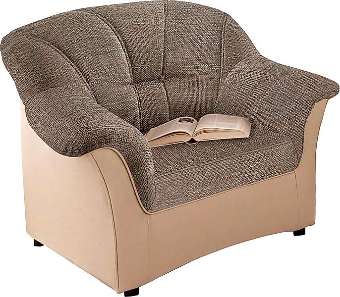 DOMO collection Sessel "Flores", wahlweise mit Federkern (nicht bei Microfa günstig online kaufen