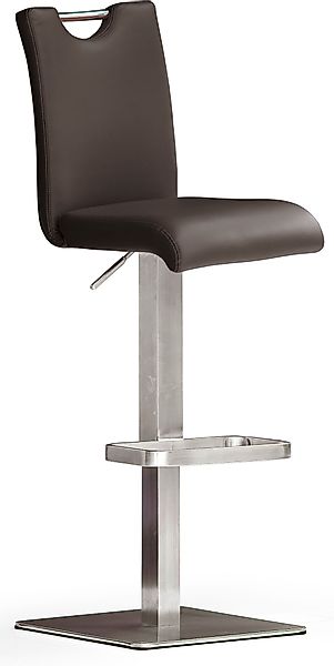 MCA furniture Bistrostuhl "BARBECOOL", mit Rückenlehne, Bodenplatte eckig, günstig online kaufen