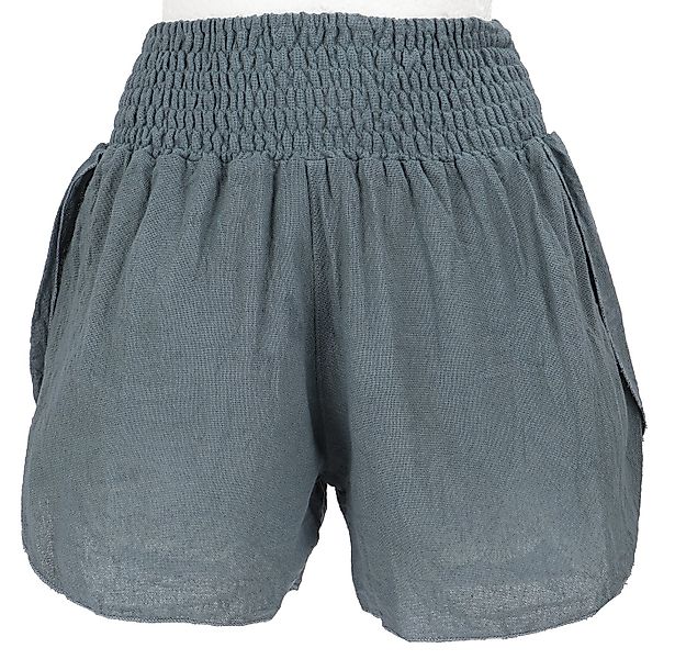 Guru-Shop Hose & Shorts Yoga Shorts Boho chic, kurze Hose - grau alternativ günstig online kaufen