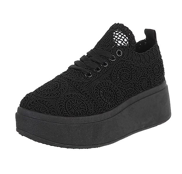 Ital-Design Damen Sneaker mit erhöhtem Komfort und kunstvollem Design Sneak günstig online kaufen