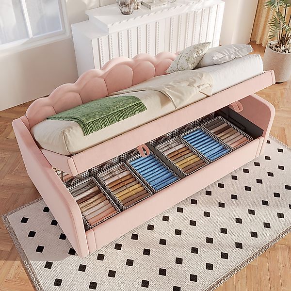 TavilaEcon Boxspringbett Schlafsofa, Hydraulisch Bett mit günstig online kaufen