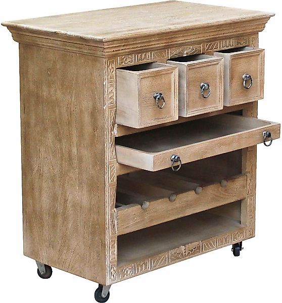 SIT Küchenwagen "Daipur" mit Flaschenablage und herausnehmbarem Tablett günstig online kaufen