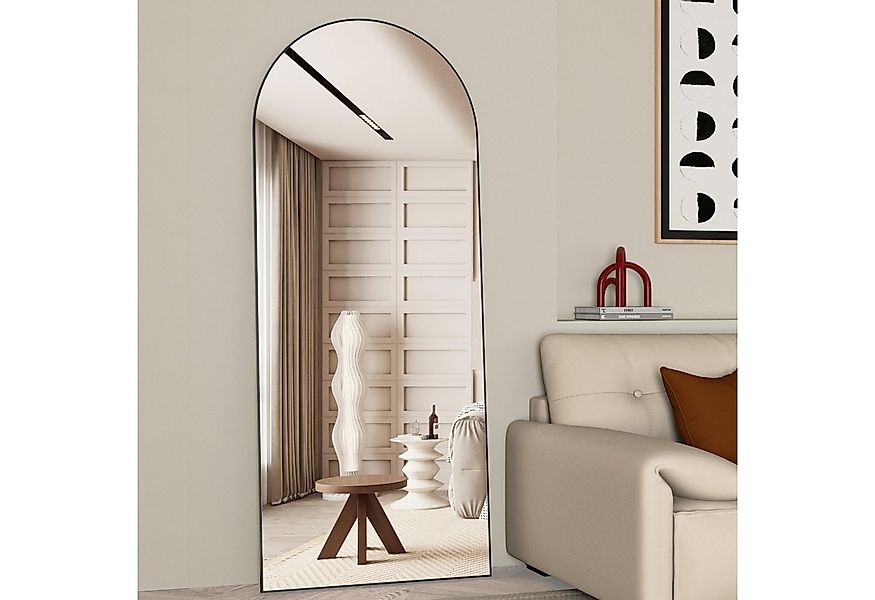 Elemango Ganzkörperspiegel gewölbter Bodenspiegel, großer Boden-Spiegel,mit günstig online kaufen