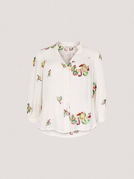 Apricot Blusentop Bluse mit floraler Paisley-Stickerei, mit Stehkragen günstig online kaufen