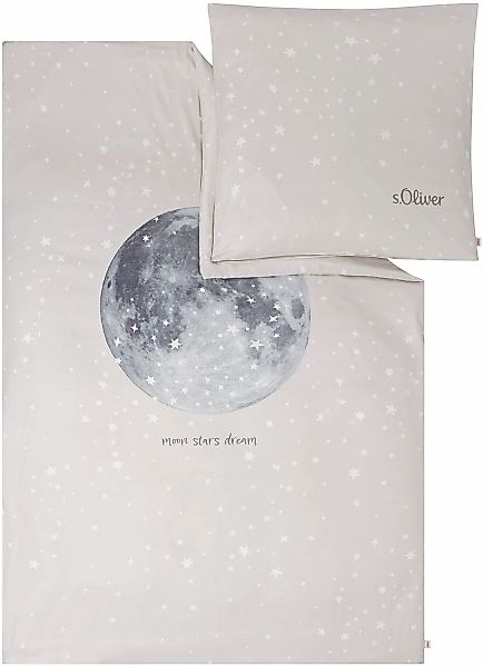 s.Oliver Kinderbettwäsche "Satinbettwäsche s.Oliver Junior Mond" 2 Stk. tlg günstig online kaufen