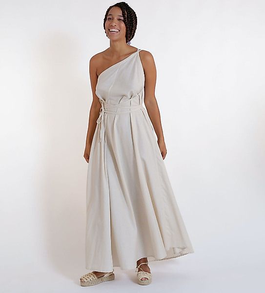 Kleid Maxi Einheitsgröße - Multiposition Dress Long - Bio-baumwolle & Leine günstig online kaufen
