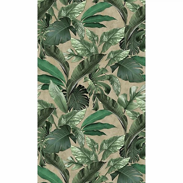 Marburg Fototapete Floral Modern Grün-Beige FSC® günstig online kaufen