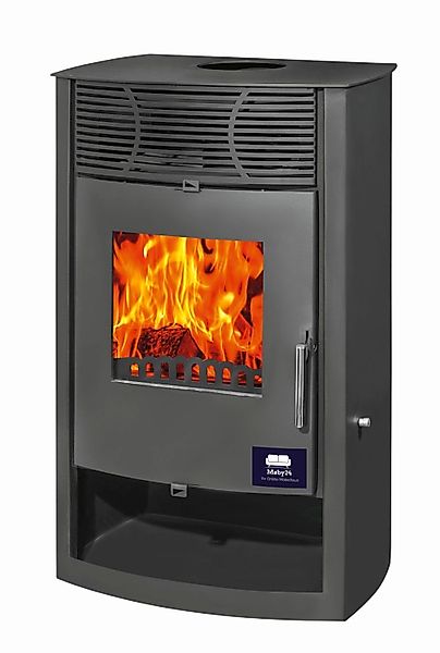 moeby24 Kaminofen Kamin Ofen Kaminofen Anthrazit günstig online kaufen