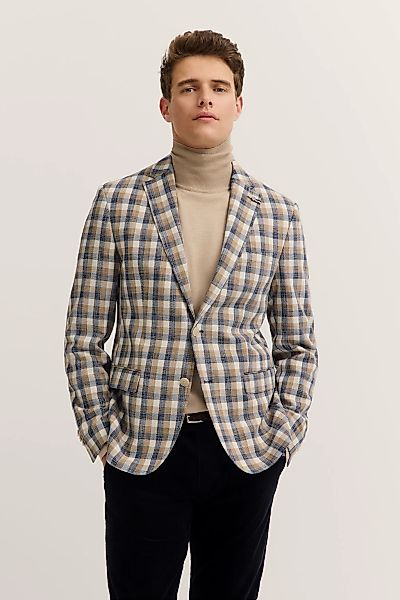 bugatti Sakko "Modern Fit", kariert mit Stretch-Futter günstig online kaufen