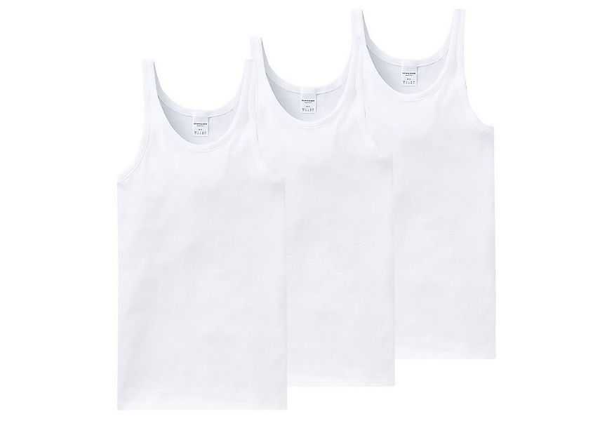 Schiesser Unterhemd Basic (3-St) schlichtes Basic-Unterhemd in Top-Markenqu günstig online kaufen