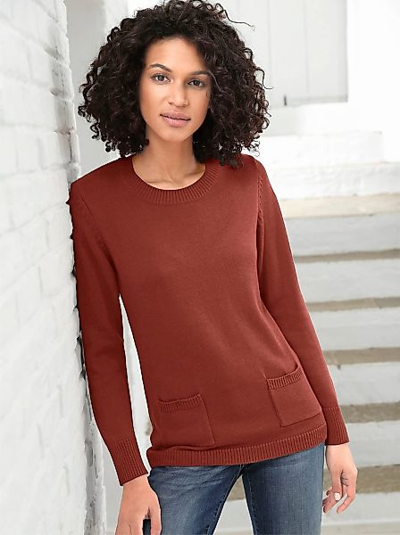 Casual Looks Rundhalspullover "Pullover" günstig online kaufen