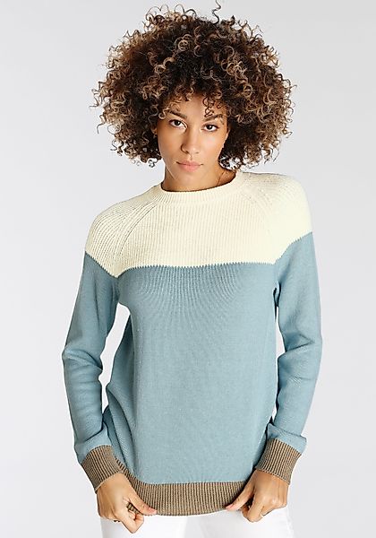 Boysen's Strickpullover in modischem Strick-Mix und günstig online kaufen