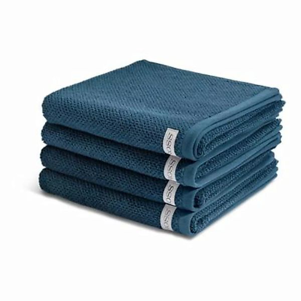 Ross 4 X Handtuch im Set Selection - Organic Cotton Handtücher blau günstig online kaufen