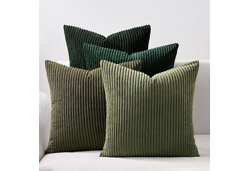 Interior by Hakito Dekokissen 4er Set Kissenbezüge inklusive Füllkissen Set günstig online kaufen