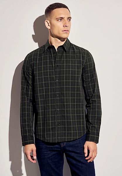 STREET ONE MEN Karohemd, aus reiner Baumwolle günstig online kaufen