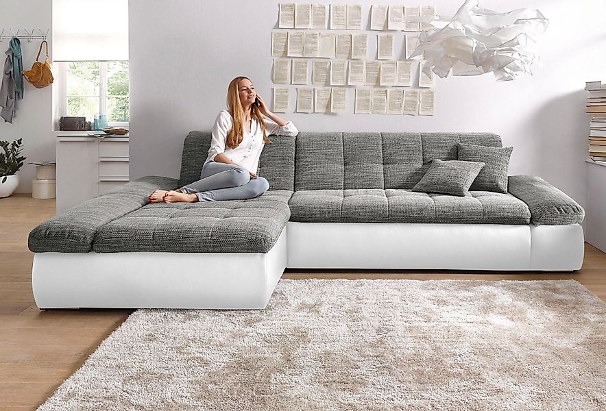 DOMO collection Ecksofa Moric, L-Form, XXL-Sofa günstig online kaufen