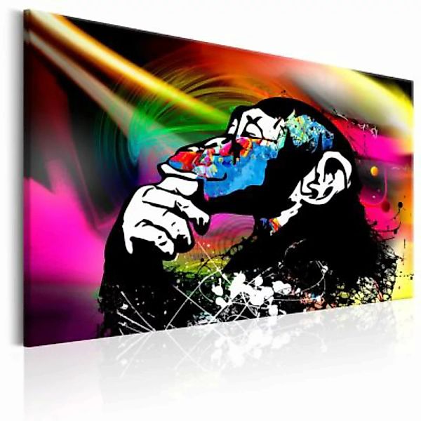 artgeist Wandbild Monkey Disco mehrfarbig Gr. 60 x 40 günstig online kaufen