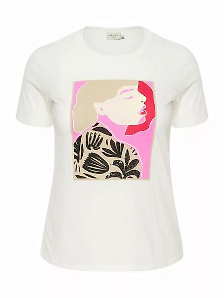 KAFFE Curve T-Shirt Amina (1-tlg) Pailletten günstig online kaufen