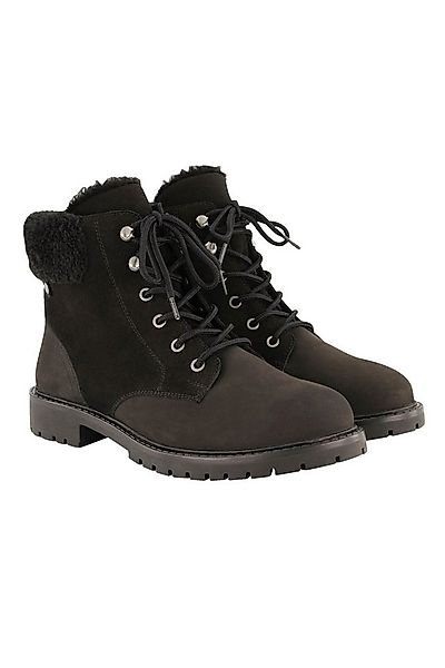 Ulla Popken Lederboots Textilschaft Weite H Stiefel günstig online kaufen